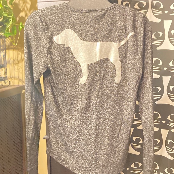 Heathered Gray Pink Sleepware Shirt FREE SHIPPING - Picture 2 of 5